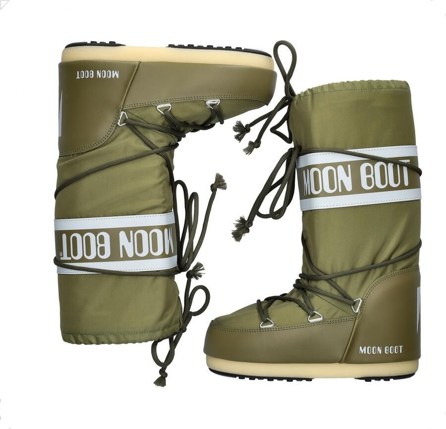 Moonboot Boots & laarzen Moon Boot Icon Nylon Snow Boots Khaki Icon Nylon 0 in groen - Foto 7