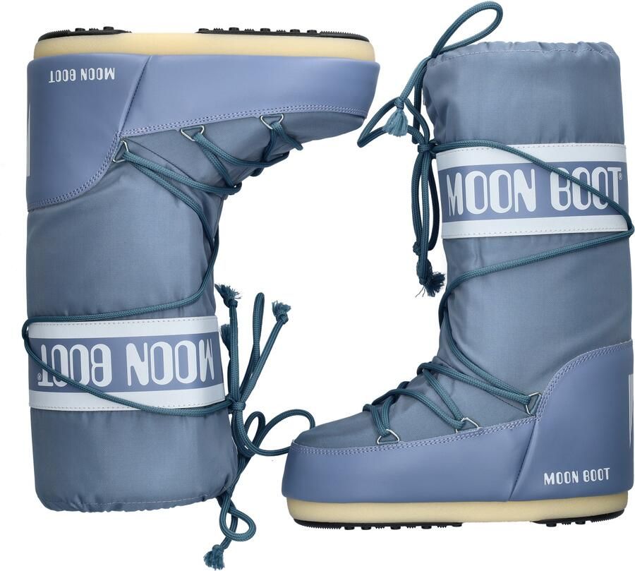 MOON BOOT Snowboots Dames Nylon Veter Snowboot Maat: 39 41 Materiaal: Nylon Kleur: Grijs - Foto 5