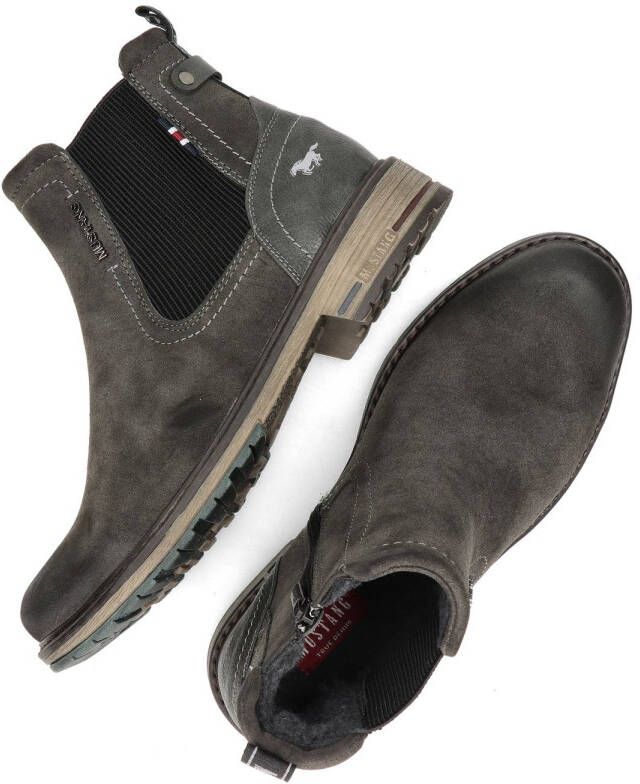 Mustang Shoes Chelsea-boots slip-on boots ankle boots block heel side stretch insert - Foto 4