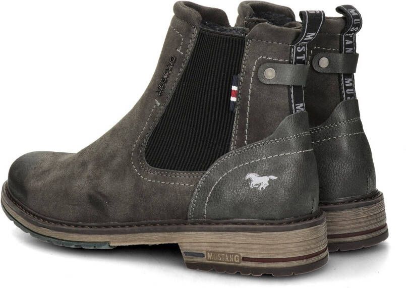 Mustang Shoes Chelsea-boots slip-on boots ankle boots block heel side stretch insert - Foto 2