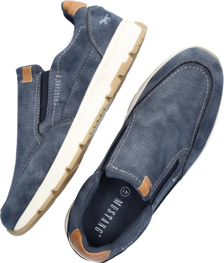 Mustang heren instapschoen Blauw - Foto 2