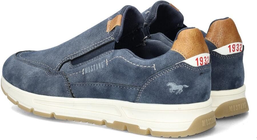 Mustang heren instapschoen Blauw - Foto 5