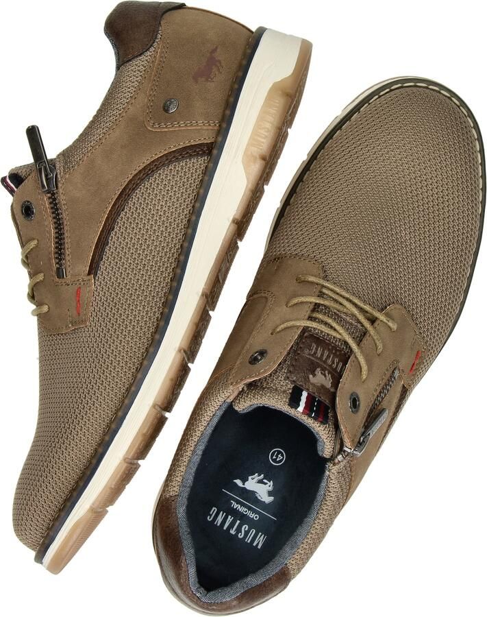 Mustang Veterschoenen Laag Veterschoenen Laag Beige - Foto 9
