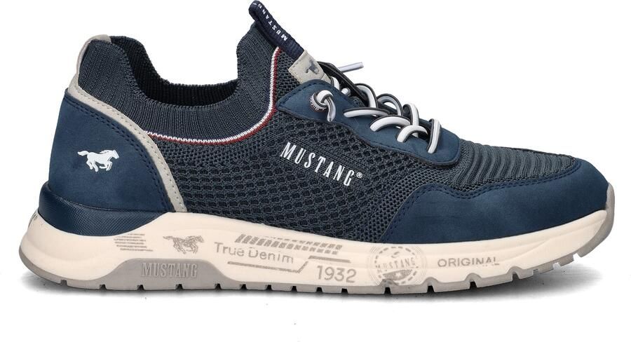 Mustang Lage Sneakers 26M0291003NAVY - Foto 2