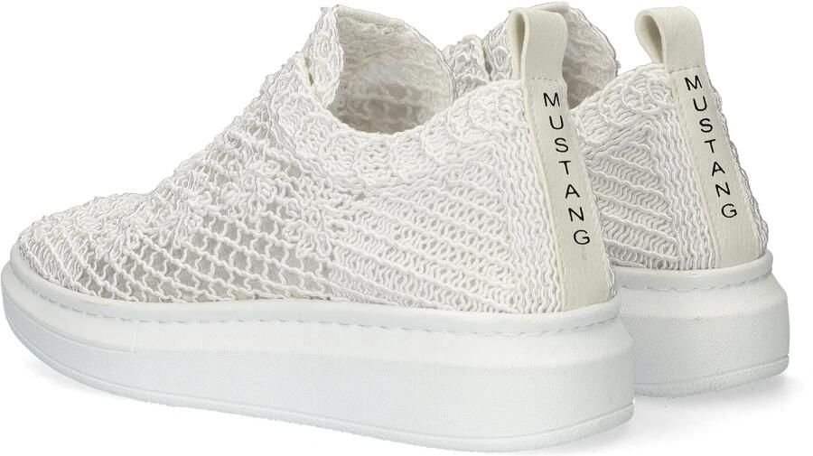 Mustang Shoes Sneakers plateausneaker veterschoen met sleehak - Foto 10