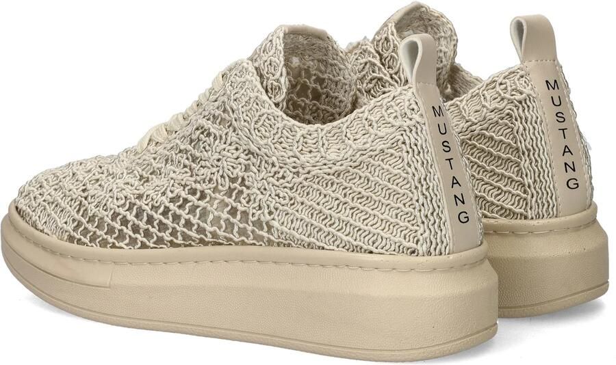Mustang Shoes Sneakers plateausneaker veterschoen met sleehak - Foto 7