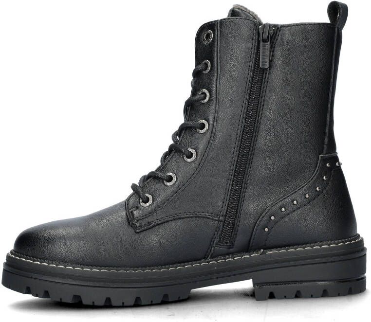 Mustang gevoerde veterboots zwart - Foto 5