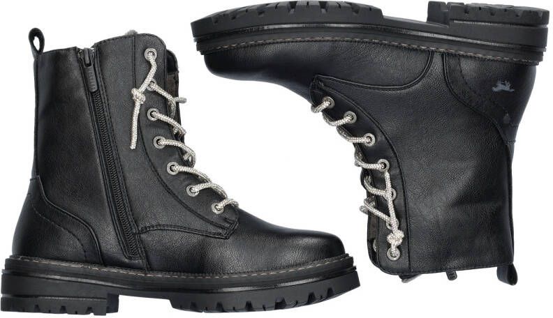 Mustang Veterschoenen Hoog Veterschoenen Hoog Zwart - Foto 6