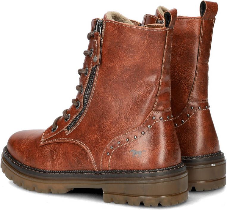 Mustang Stijlvolle bruine veterschoenen voor dames Brown Dames - Foto 4