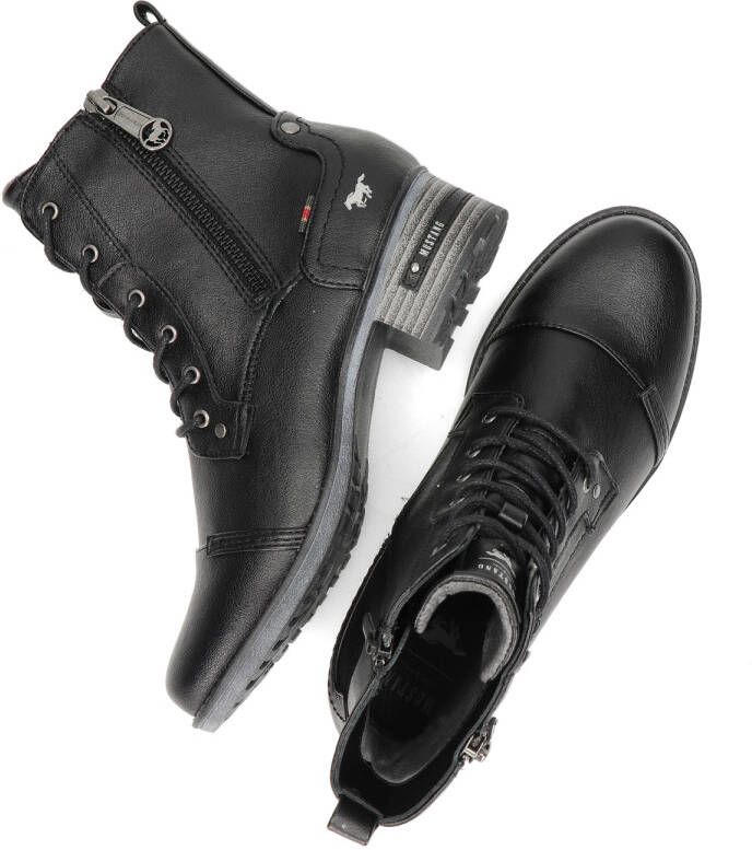 Mustang Stijlvolle zwarte veterschoenen voor dames Black Dames - Foto 4
