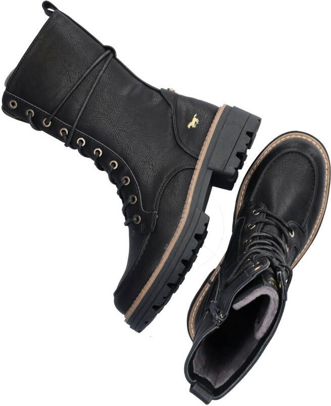 Mustang Shoes Veterlaarsjes zipper boots lace-up boots short boots with block heel - Foto 4