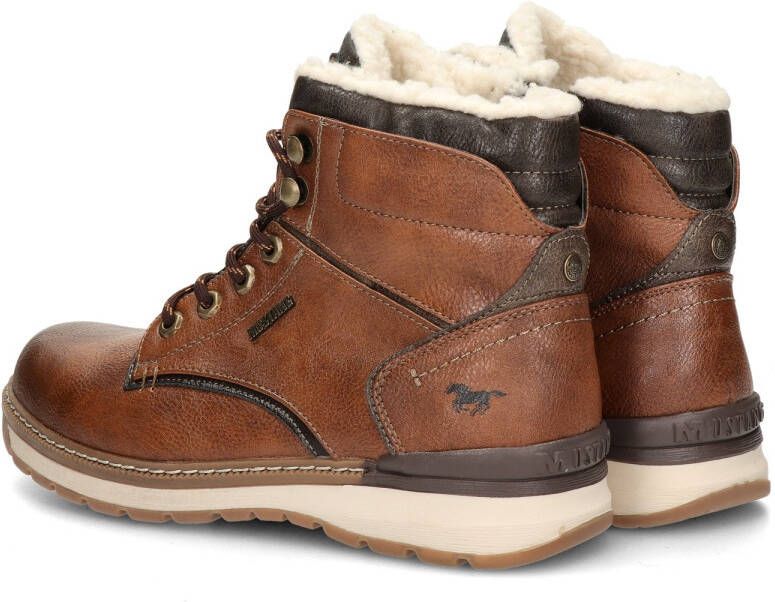 Mustang Shoes Winterlaarzen casual mode veterschoenen winterlaarzen met oogjes en logo-patch - Foto 5