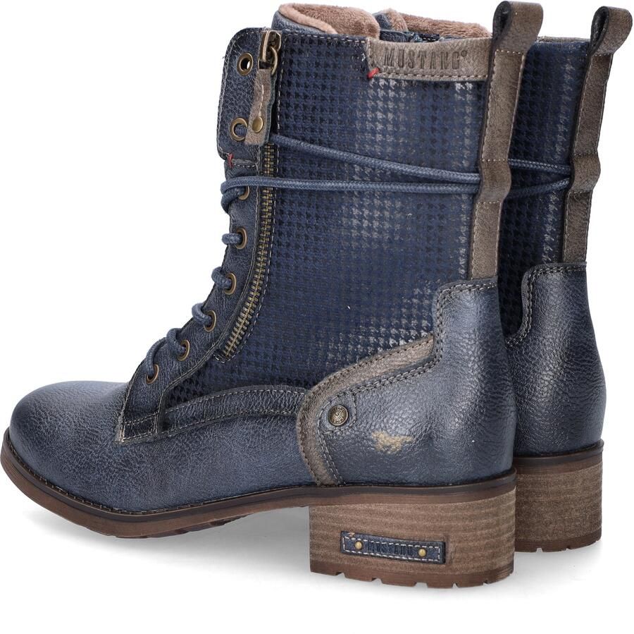 Mustang Veterschoenen Hoog Veterschoenen Hoog blauw - Foto 3