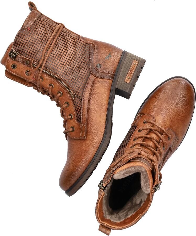Mustang Veterboots Dames Cognac - Foto 5