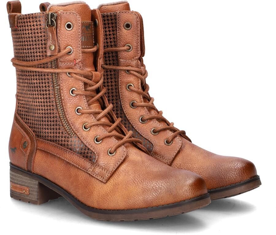 Mustang Veterboots Dames Cognac - Foto 4