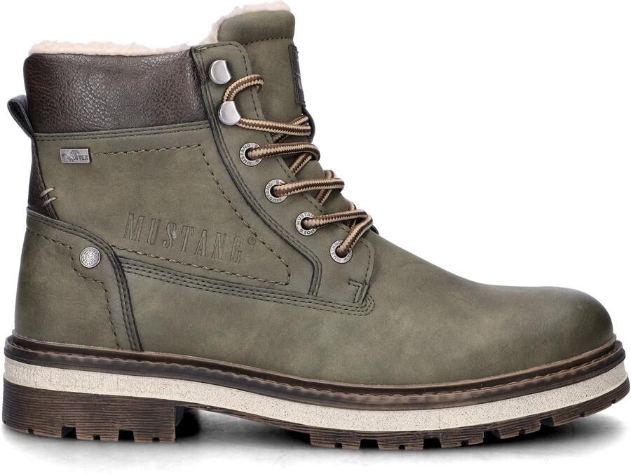 Mustang Veterschoenen Hoog Veterschoenen Hoog khaki - Foto 2