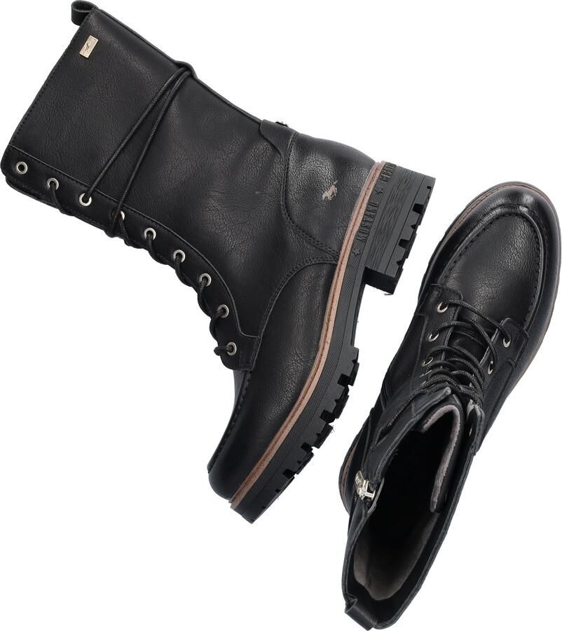 Mustang dames veterboot Zwart - Foto 3