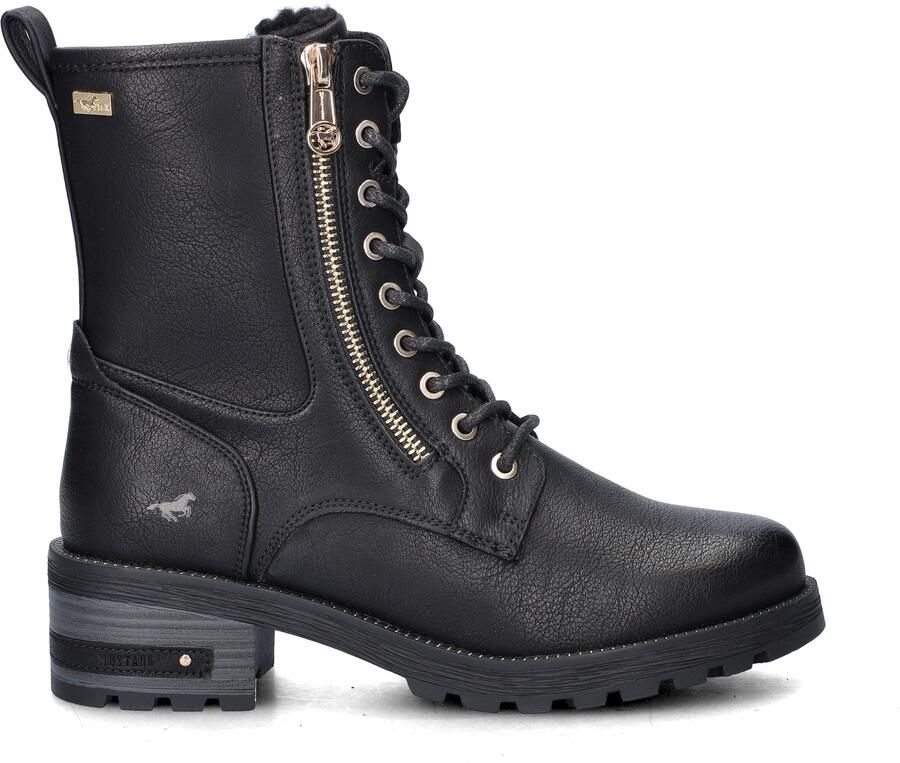 Mustang Veterboots Dames Zwart - Foto 10