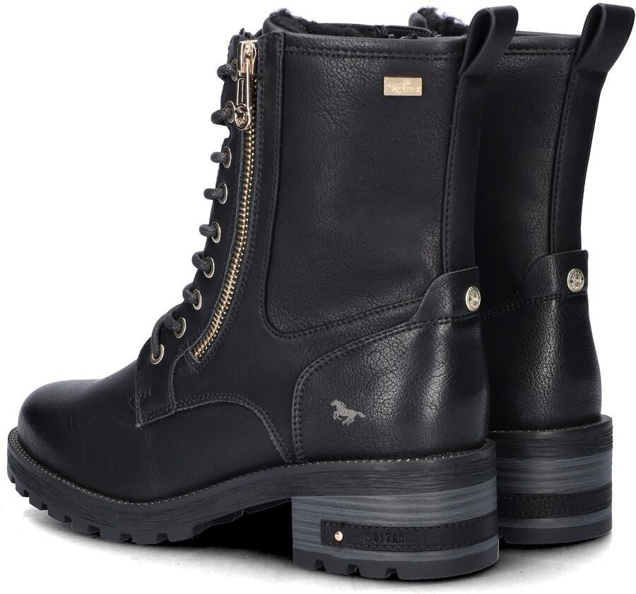 Mustang Veterboots Dames Zwart - Foto 8