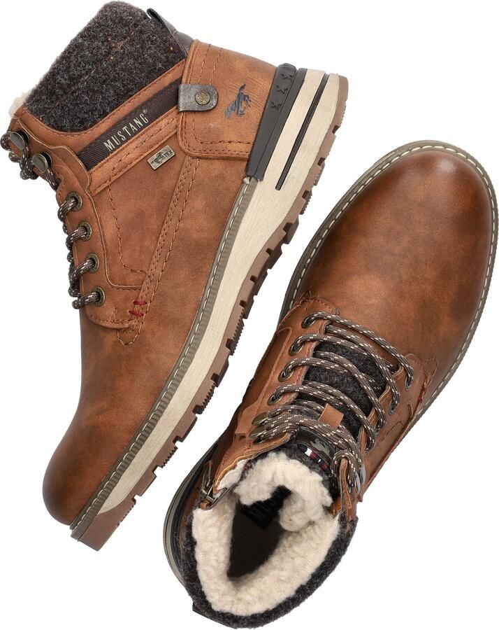 Mustang Shoes Winterlaarzen Maril Workerboots veterlaarzen met TEX-uitrusting