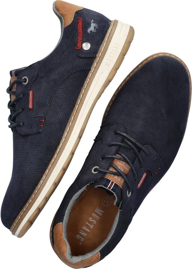 Mustang Veterschoenen Laag Veterschoenen Laag blauw - Foto 6