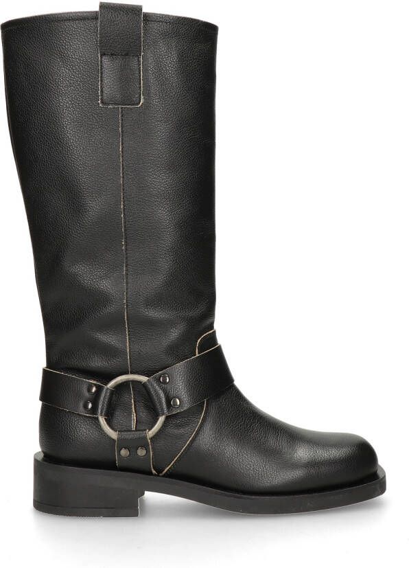 Nelson leren bikerboots zwart - Foto 5