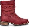 Nelson leren enkellaarzen bordeaux - Rood