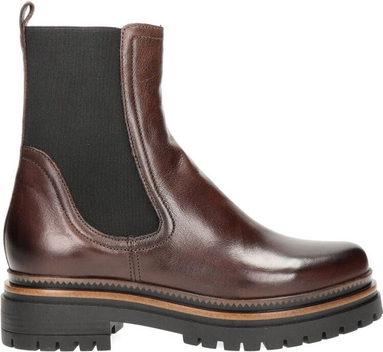 Nelson leren chelsea boots bruin - Foto 3