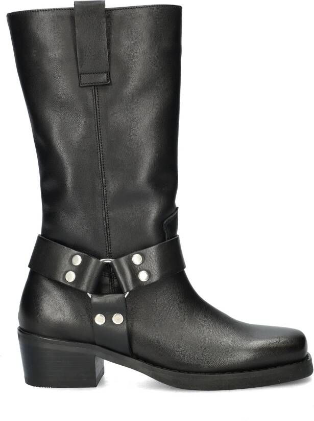 Nelson leren bikerboots zwart - Foto 4