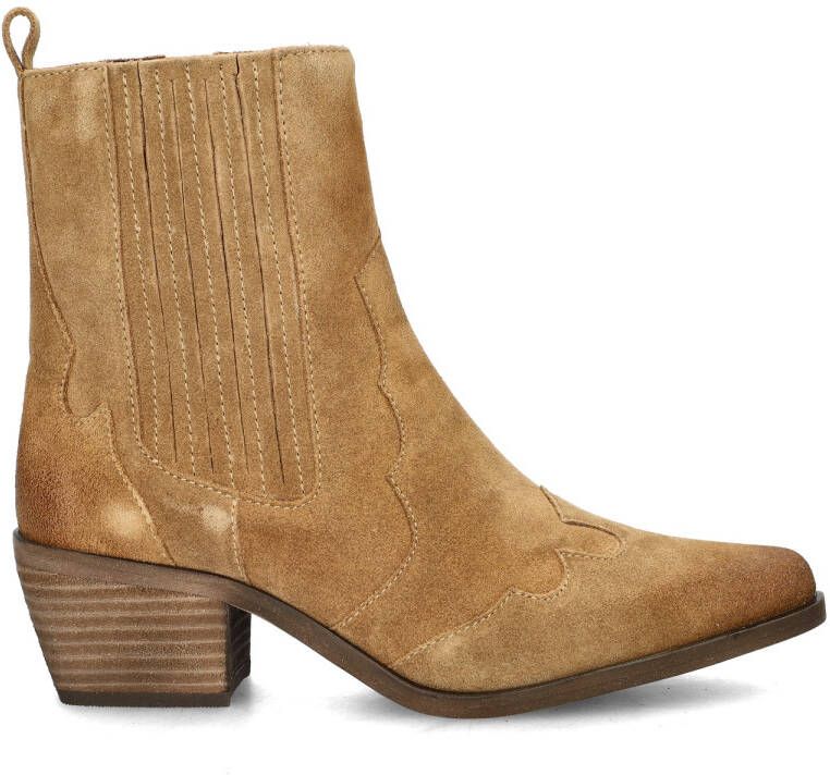 Nelson suède cowboylaarzen camel - Foto 2