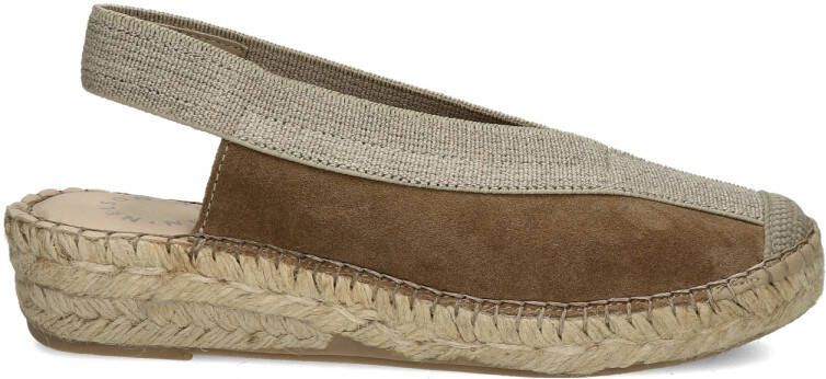 Nelson suède espadrilles taupe