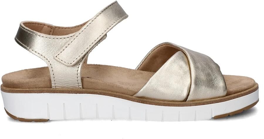 Nelson Flex leren sandalen goud - Foto 4