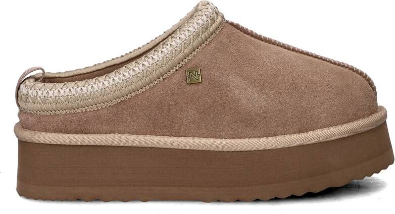 Nelson suède pantoffels taupe - Foto 2