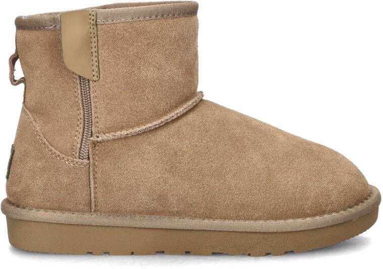 Nelson suède enkelboots taupe