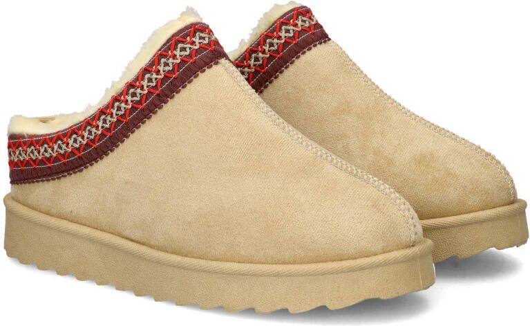 Nelson Home suède pantoffels beige - Foto 4