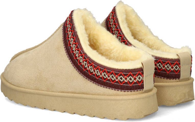 Nelson Home suède pantoffels beige - Foto 3