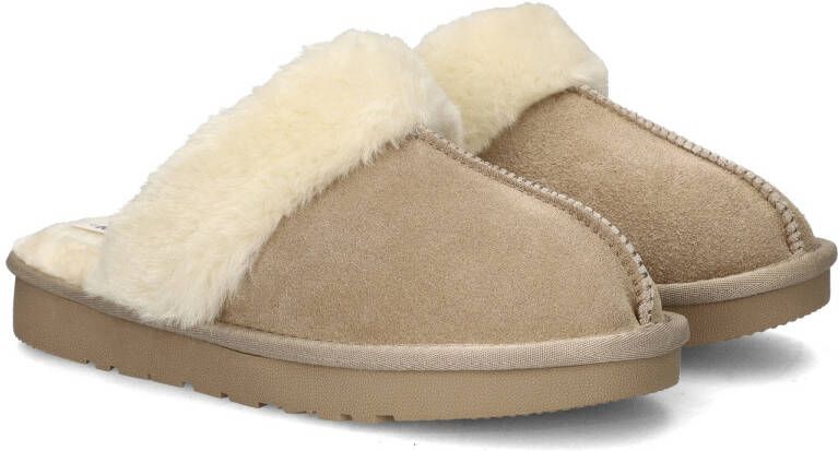 Nelson Home suède pantoffels beige - Foto 3