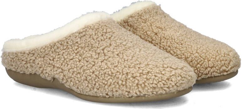Nelson Home teddy pantoffels beige - Foto 2