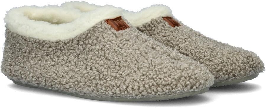 Nelson Home teddy pantoffels grijs - Foto 2