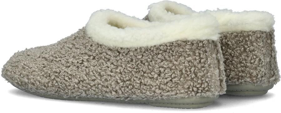 Nelson Home teddy pantoffels grijs - Foto 4