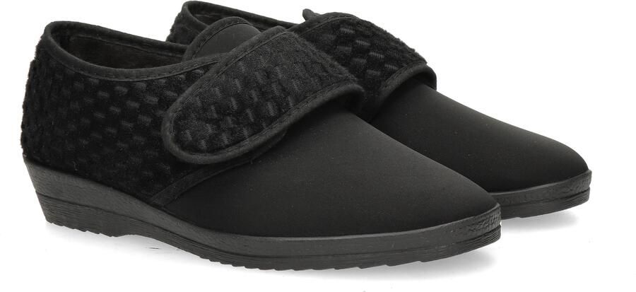 Nelson Home Pantoffels voor dames Zwart Sloffen Anti-slip - Foto 6