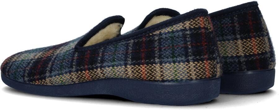Nelson Home geruite pantoffels blauw multi - Foto 6