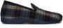Nelson Home geruite pantoffels blauw multi - Thumbnail 3