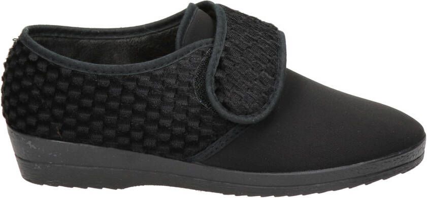 Nelson Home Pantoffels voor dames Zwart Sloffen Anti-slip