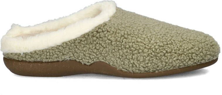 Nelson Home teddy pantoffels lichtgroen - Foto 4