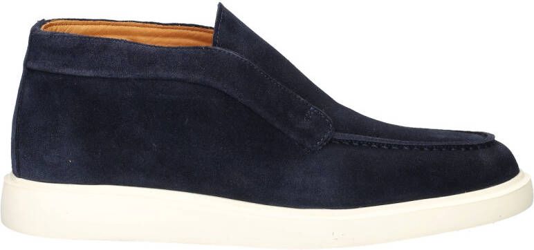 Nelson suède enkelboots blauw