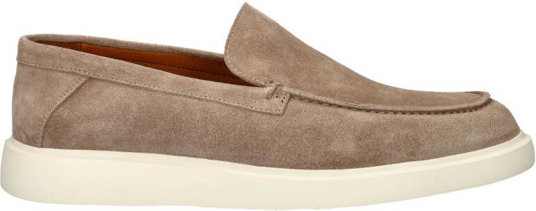 Nelson suède loafers taupe