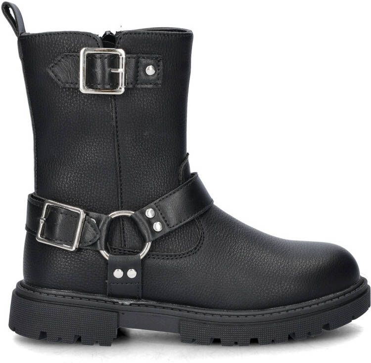 Nelson Kids bikerboots zwart