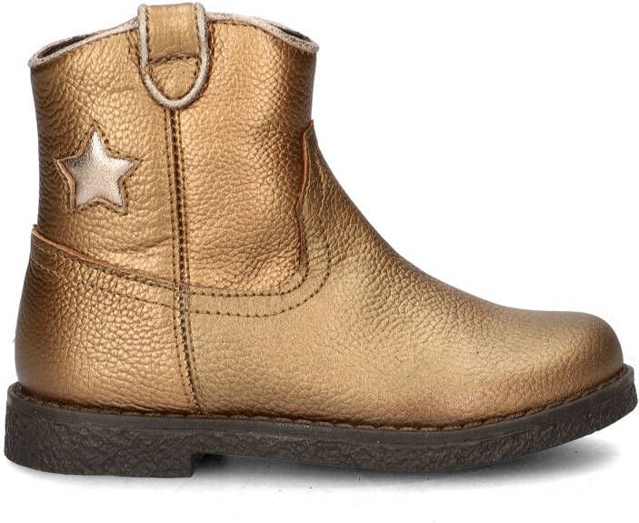 Nelson Kids leren enkellaarzen brons - Foto 2