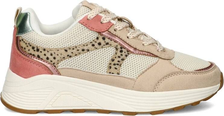Nelson Kids chunky sneakers beige roze